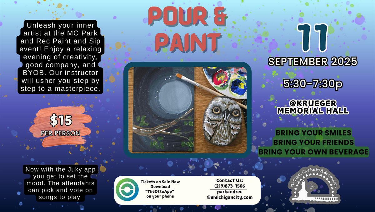 September Pour and Paint Presented by MC Parks and Rec