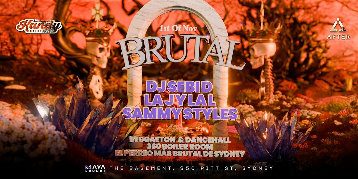 BRUTAL REGGAETON PARTY HALLOWEEN EDITION