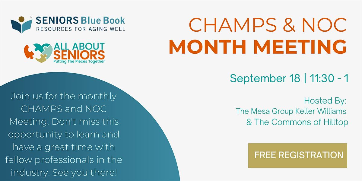 CHAMPS and NOC | September Meeting