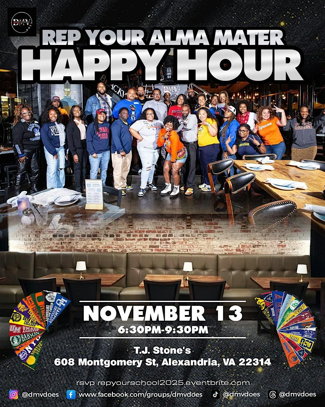 Rep Your Alma Mater Happy Hour