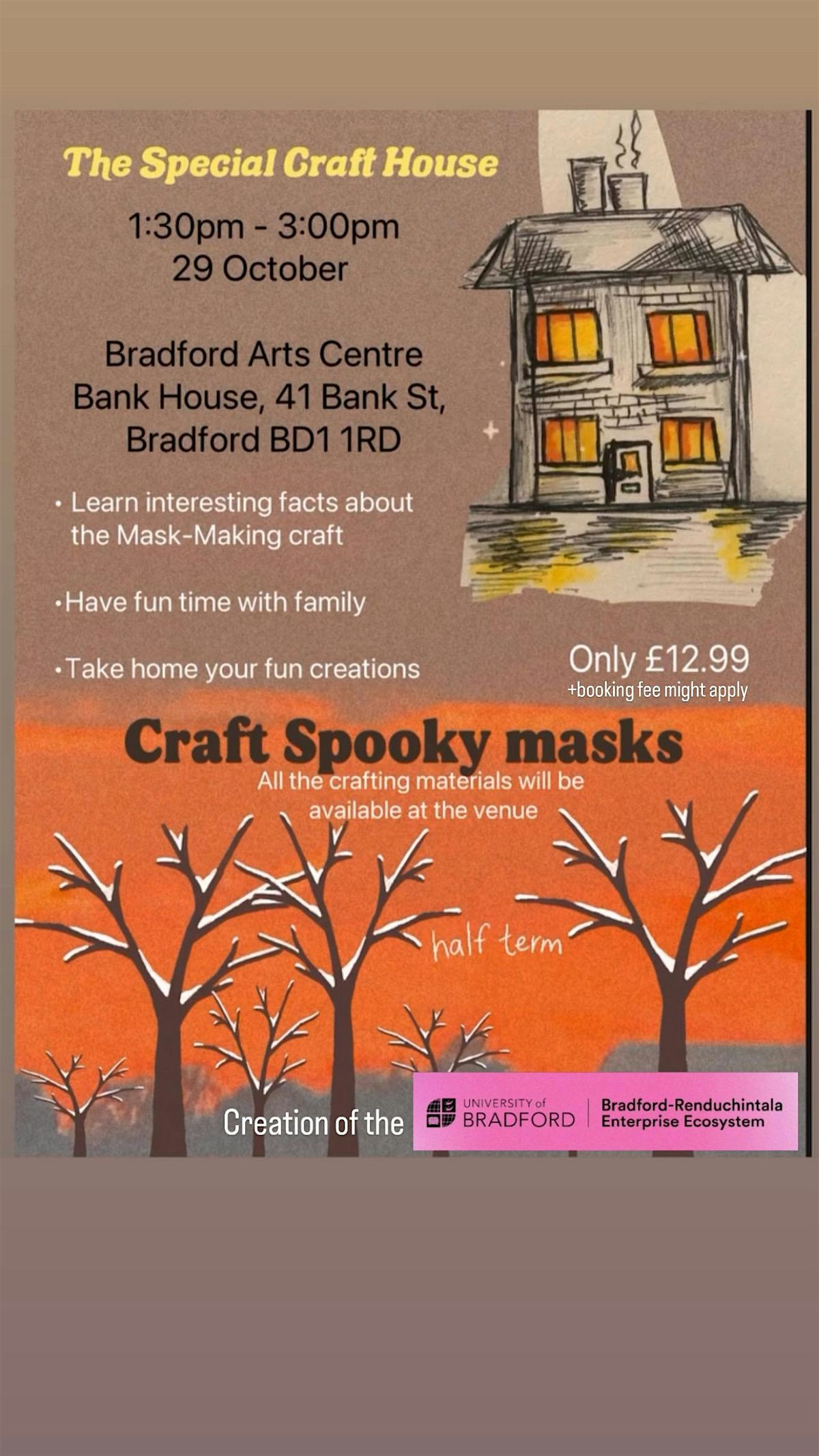 Spooky Masks Craft Workshop