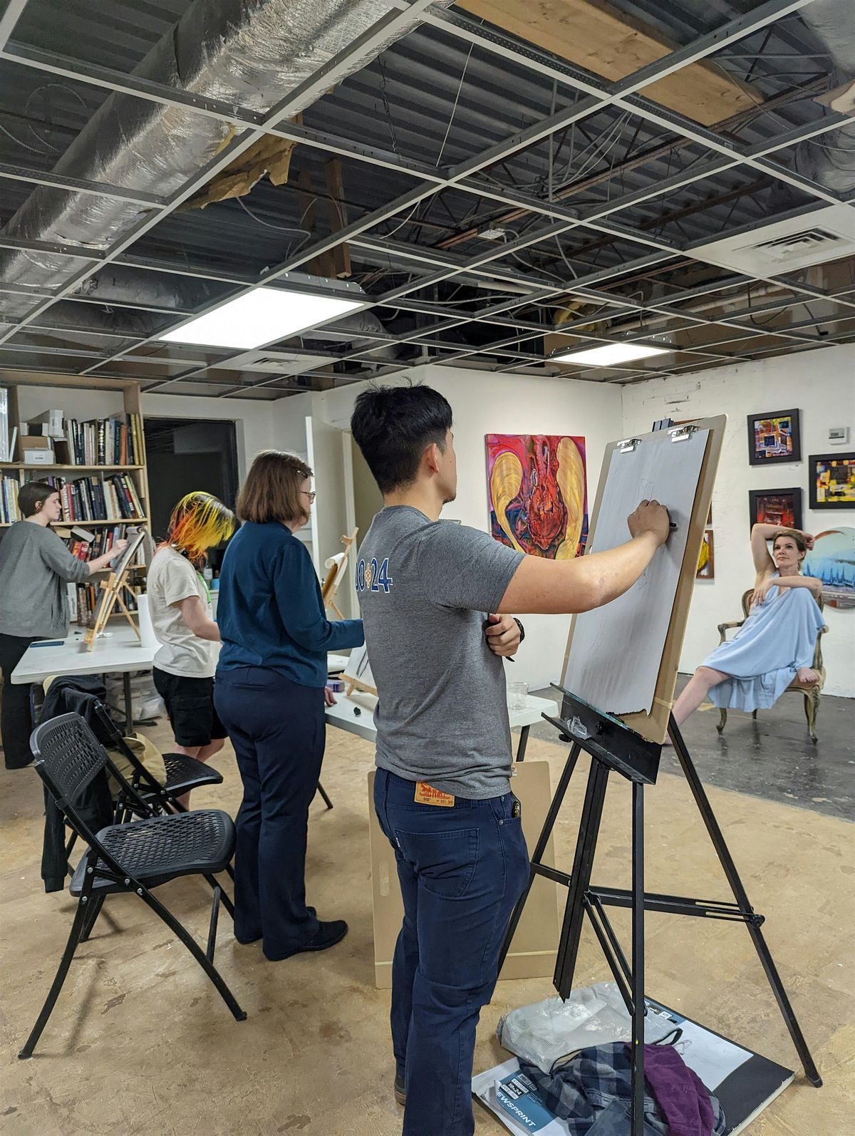 Friday Live Model Figure Drawing