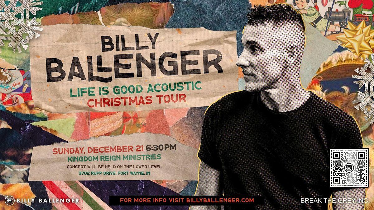 Billy Ballenger - Life is Good Tour | @KRM Fort Wayne