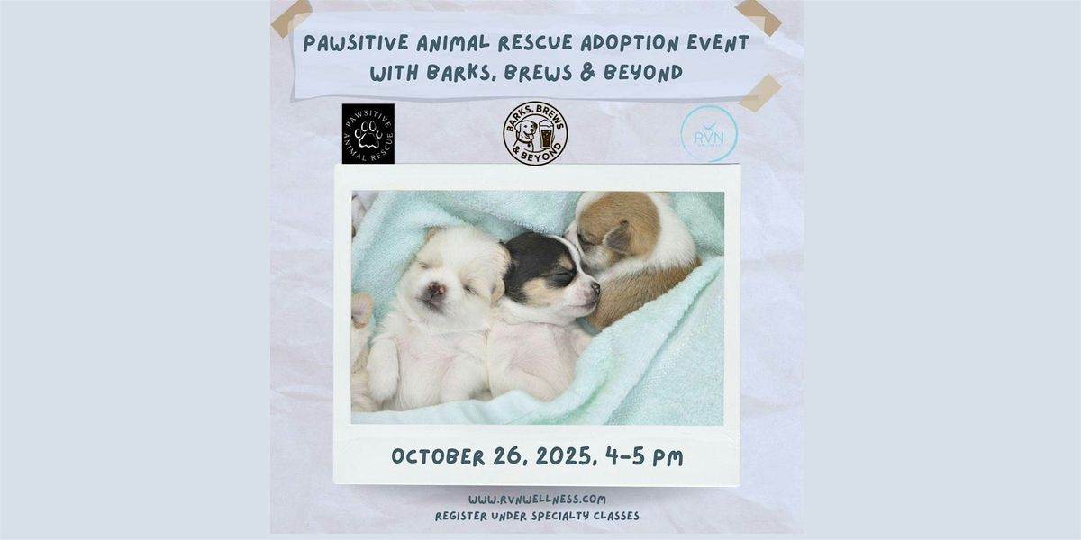 Adoption event 4-5 pm