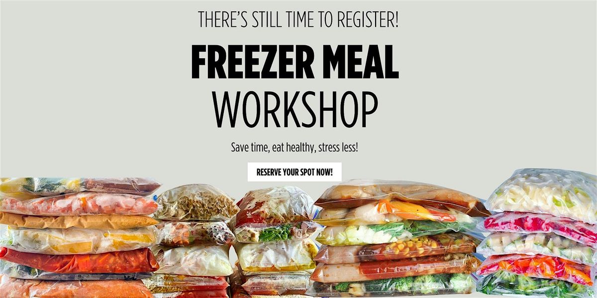 December Freezer Meal Workshop (3 meals for 2)