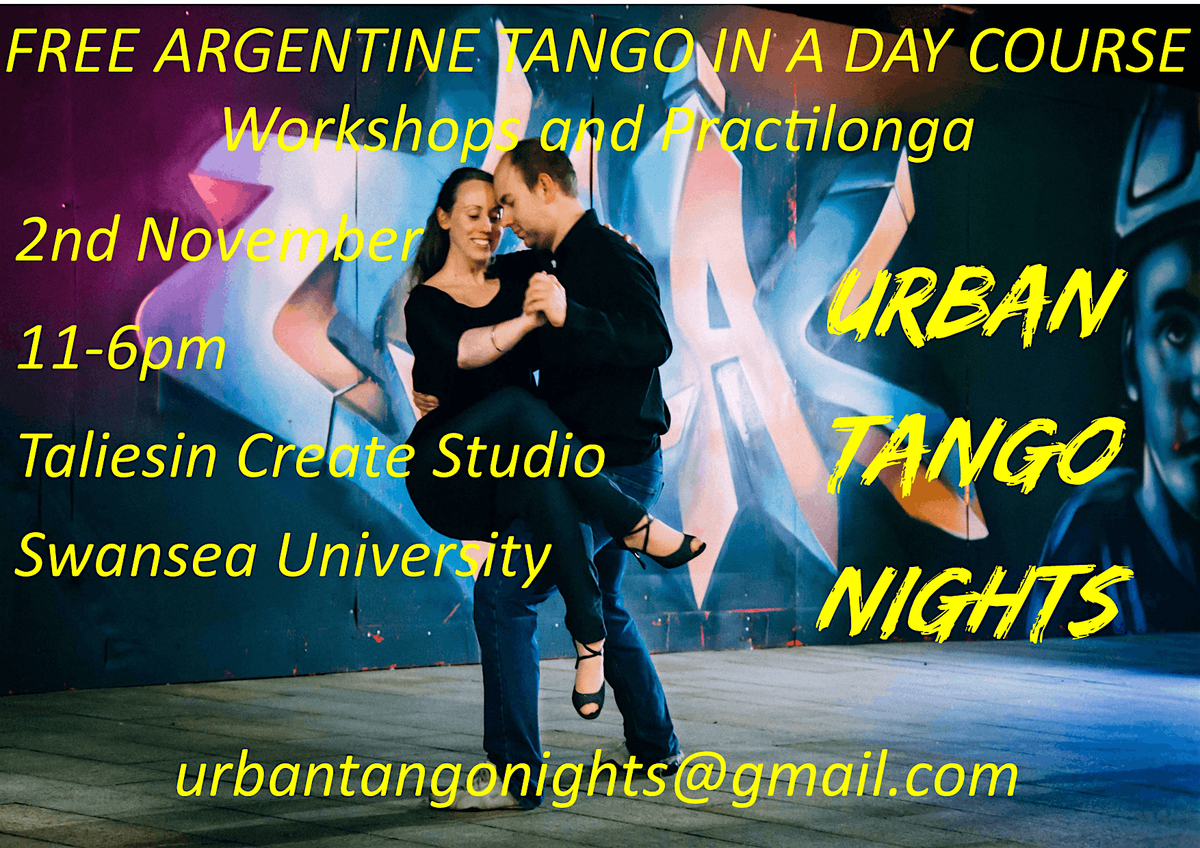 Argentine Tango in a Day Course: Workshops and Practilonga ( 2nd November)