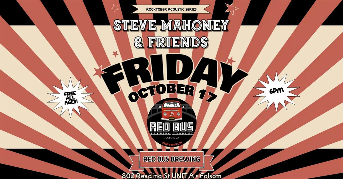 Steve Mahoney & Friends @ Red Bus Brewing