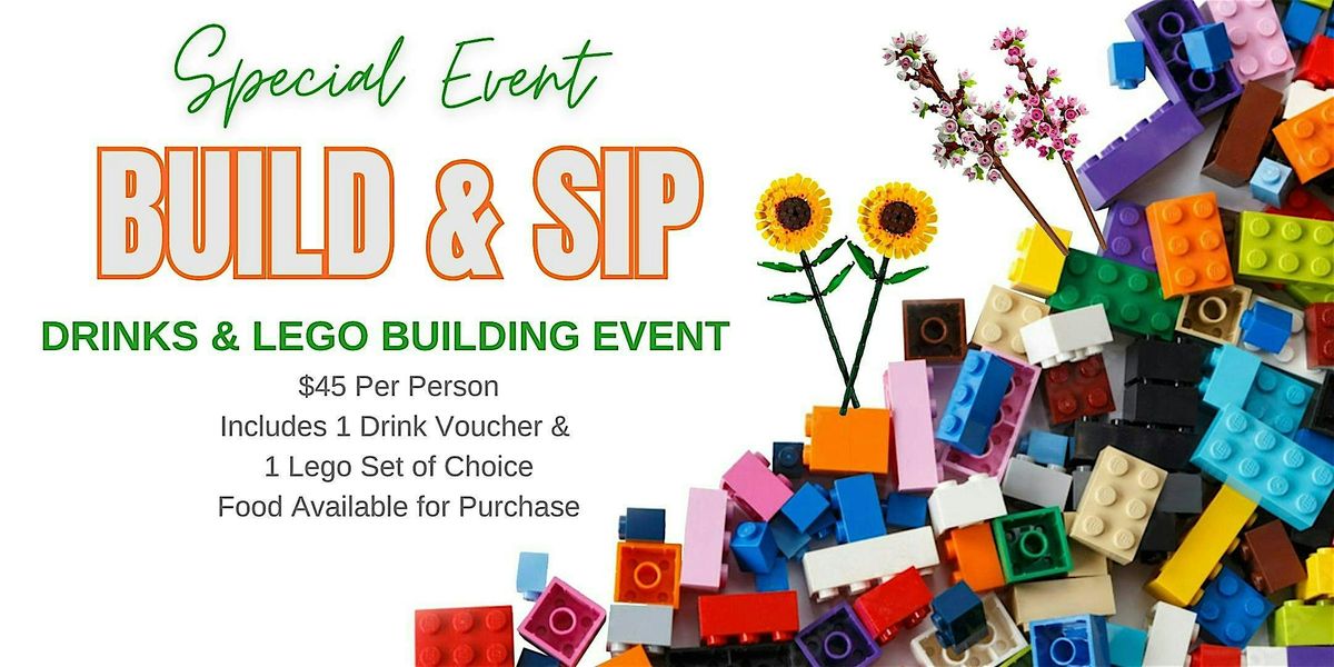 Lego Build & Sip at Snapology - August 16th 2025