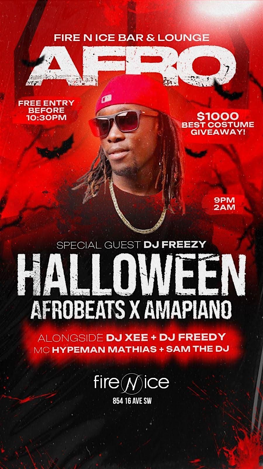 Afro Halloween Afrobeats X Amapioano