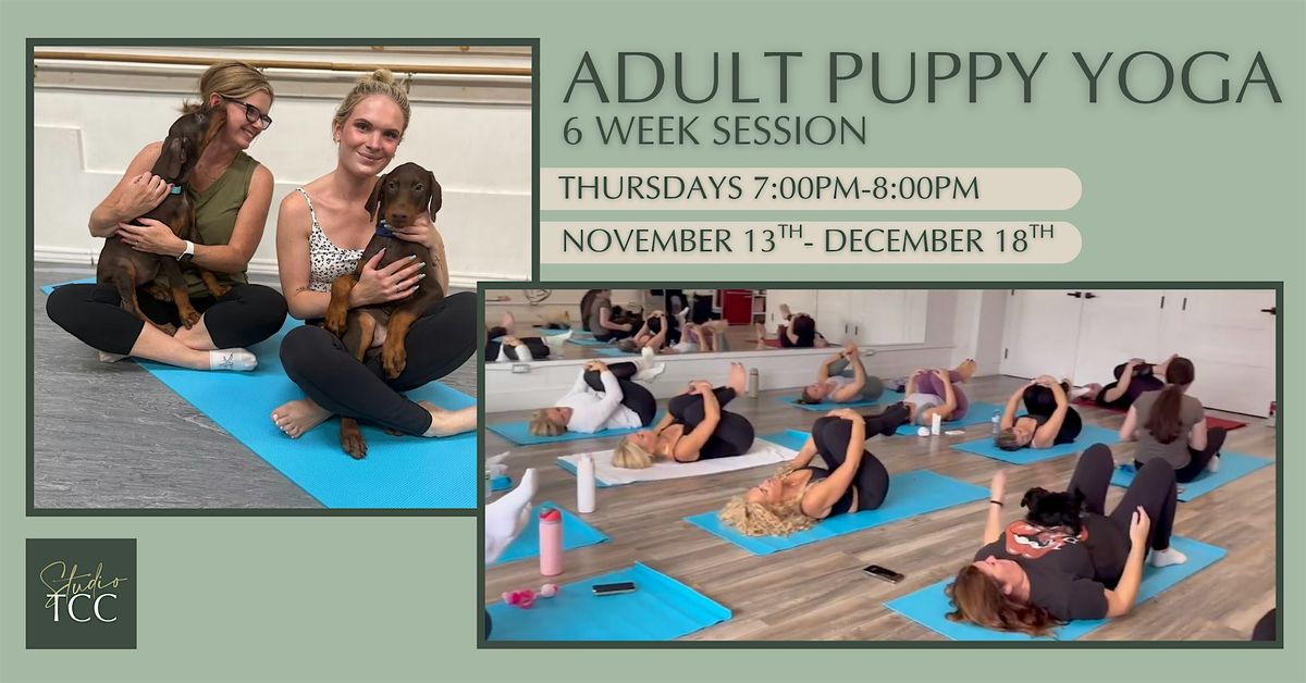 Adult Puppy Yoga