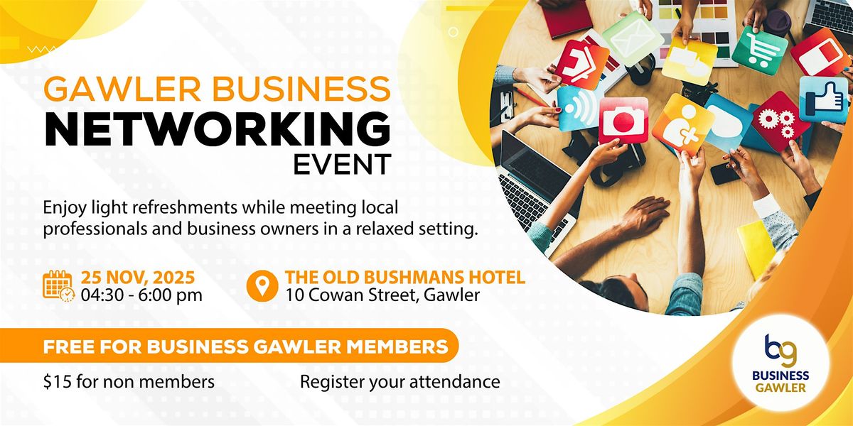 Gawler Business Networking Event