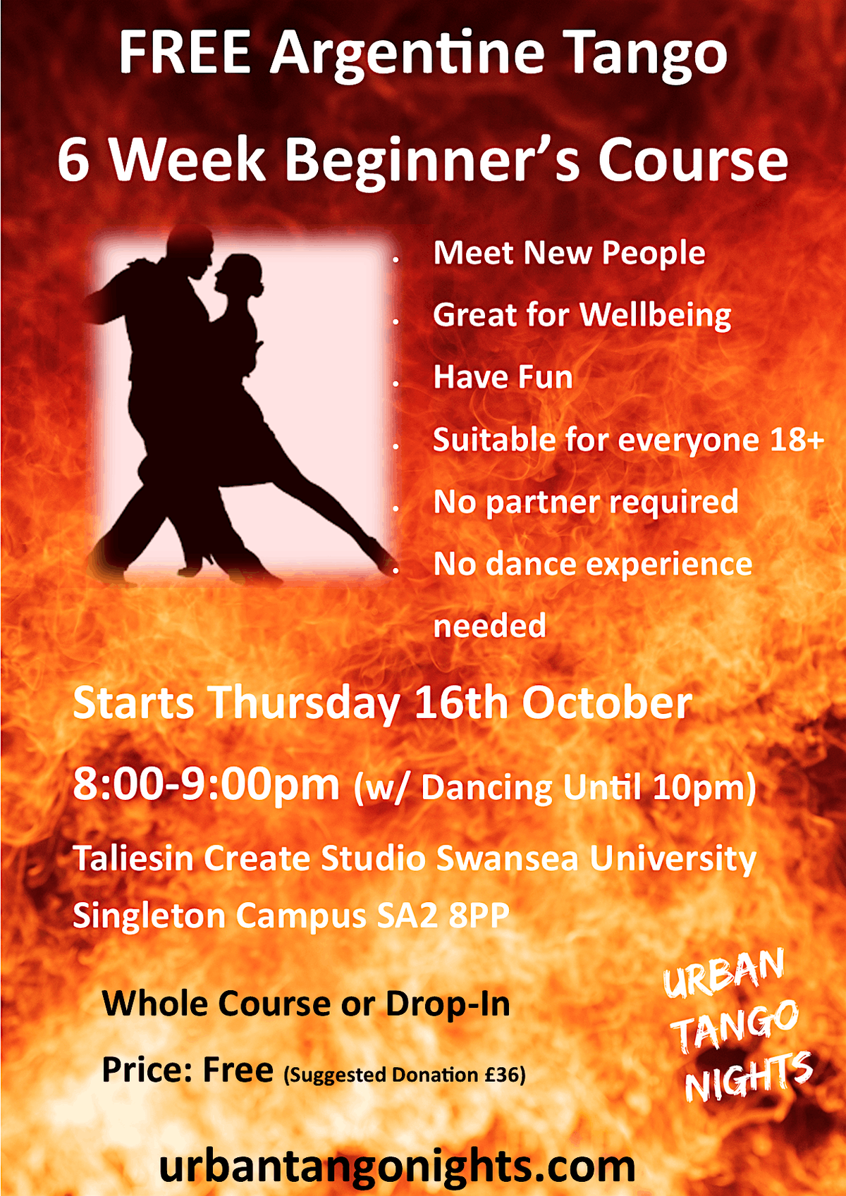 FREE 6 Week Argentine Tango Beginners Course