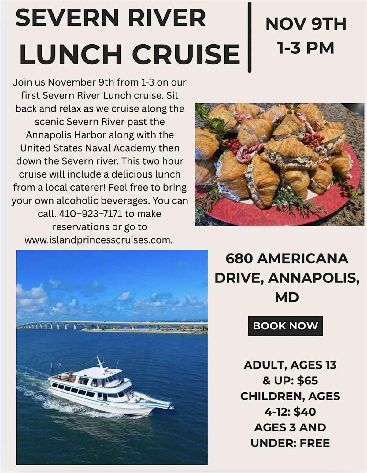 Severn River Lunch Cruise