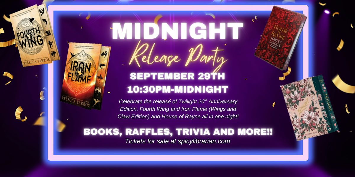 Midnight Re-Release Party- Twilight and Fourth Wing