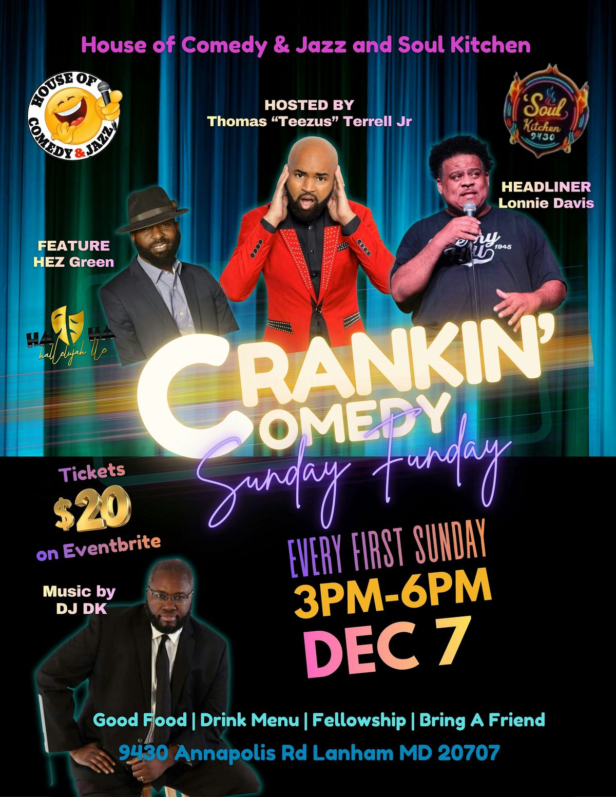 Crankin Comedy Sunday Funday