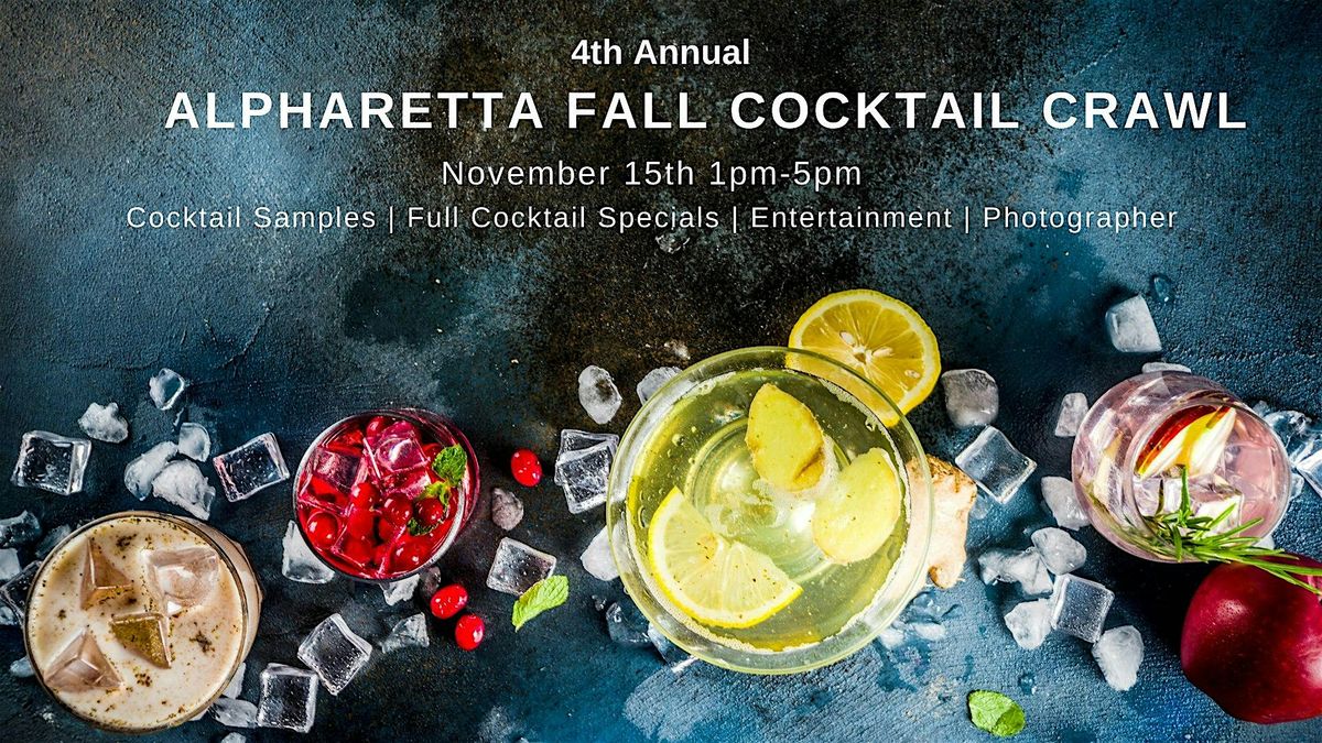 Alpharetta Fall Cocktail Crawl: 4th Annual