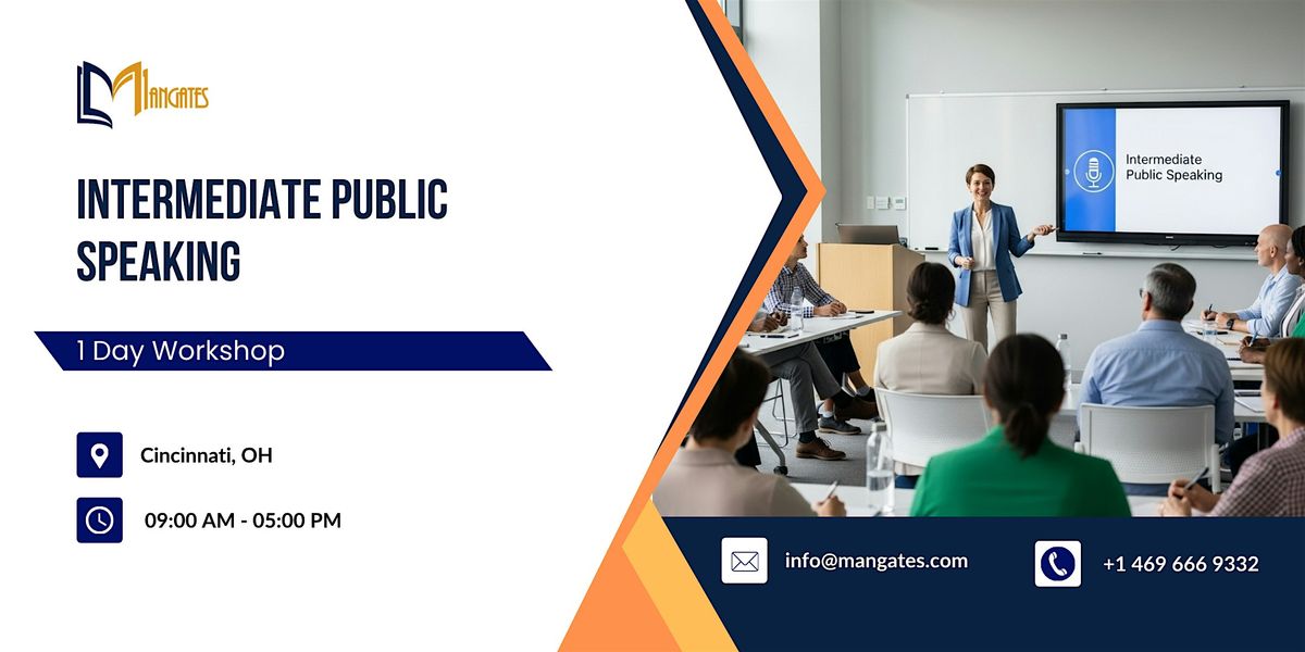 Intermediate Public Speaking: 1 Day Session in Cincinnati, OH