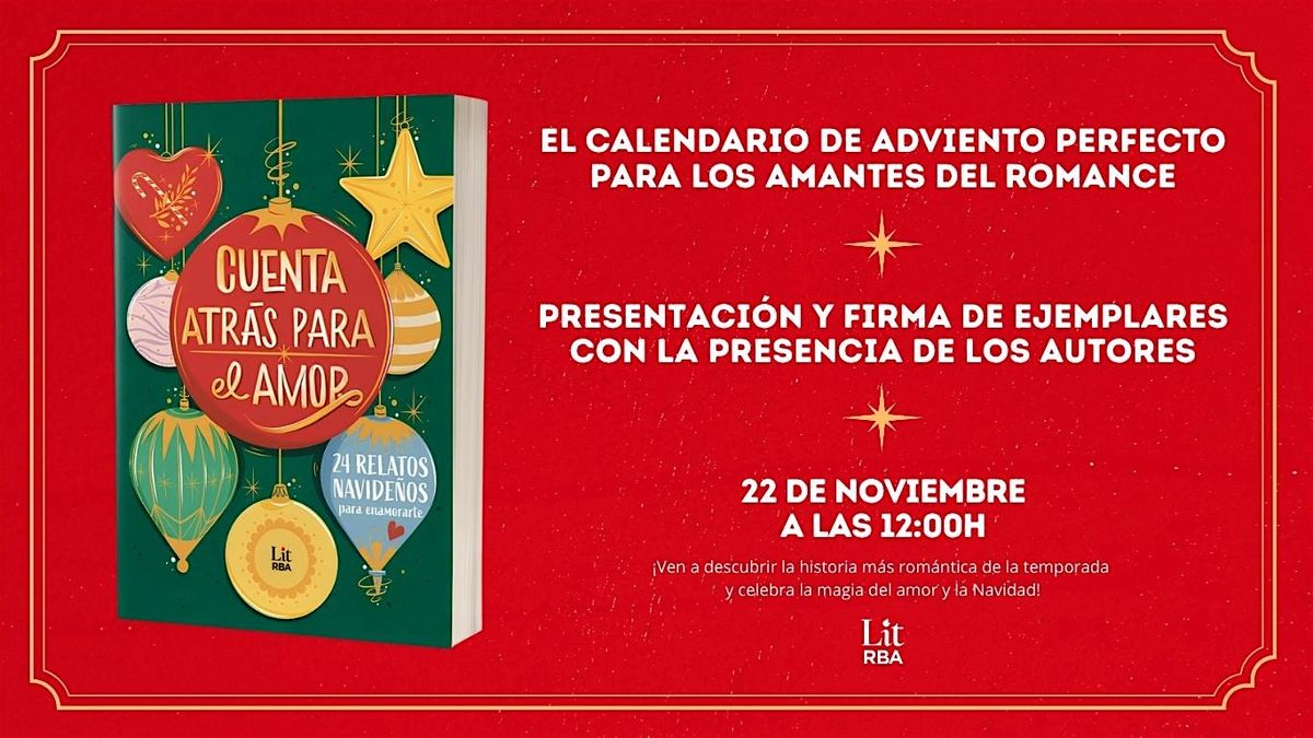 PRESENTACI\u00d3N Y FIRMA DE CUENTA ATR\u00c1S PARA EL AMOR