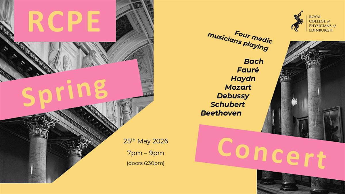 Amin Ricker Rcpe RCPE Spring Concert at Royal College of Physicians of Edinburgh on 25th ...