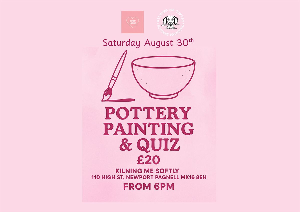 Claydate & Quiz - Pottery Painting