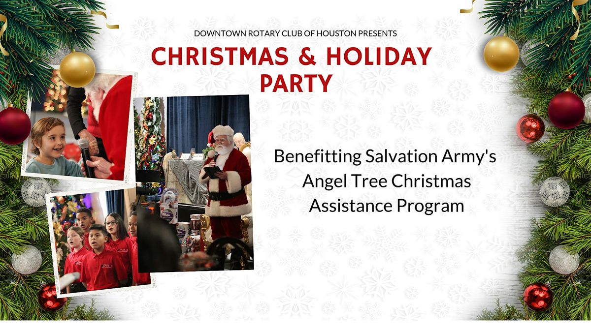 Annual Christmas & Holiday Party Benefiting the Salvation Army