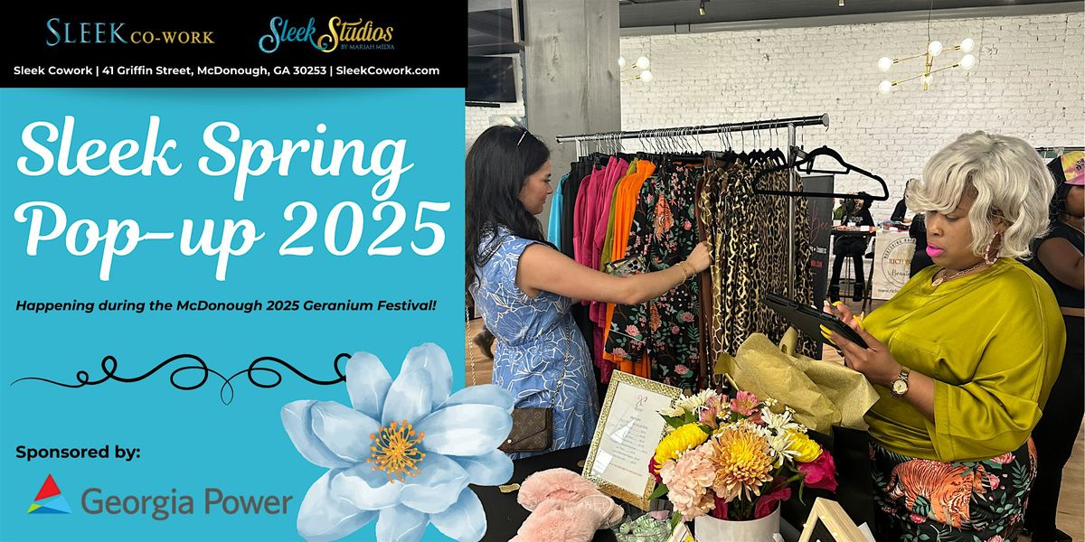 Sleek Spring Pop-up Market 2025