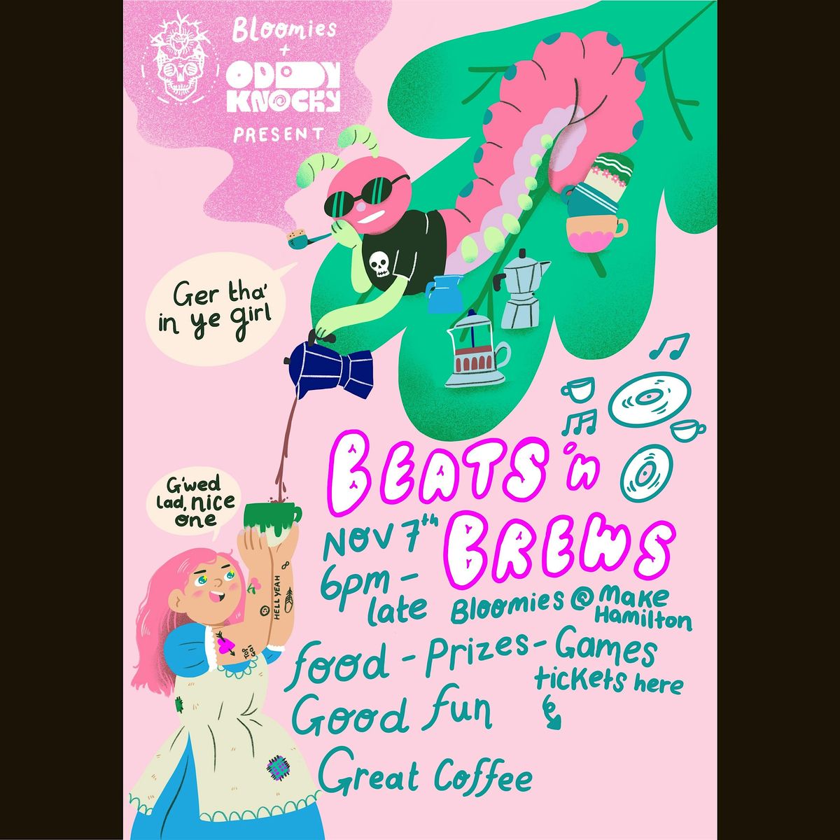 Beats 'n' Brews Coffee Tasting