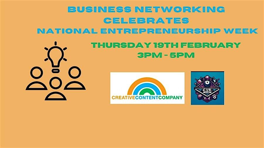 Business Networking Celebrates National Entrepreneurship Week