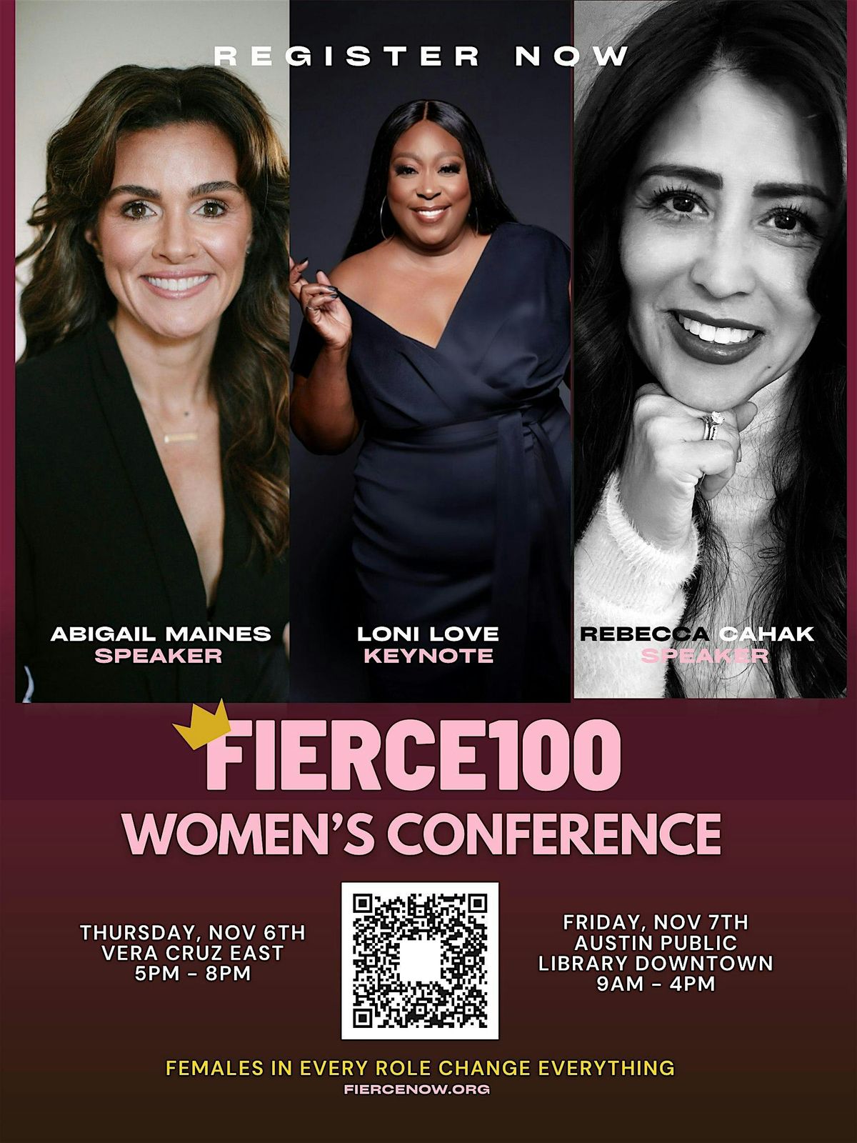 FIERCE100 Women's Conference  - Females In Every Role Change Everything