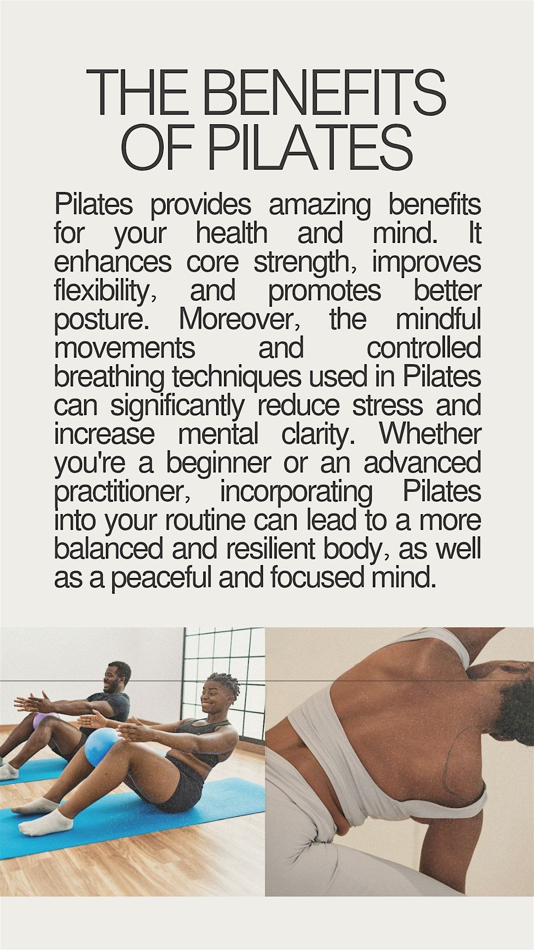 Couples Pilates Stretch & Core Blast