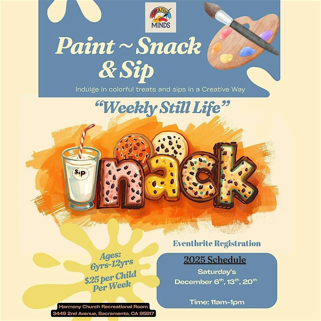Paint, Snack & Sip