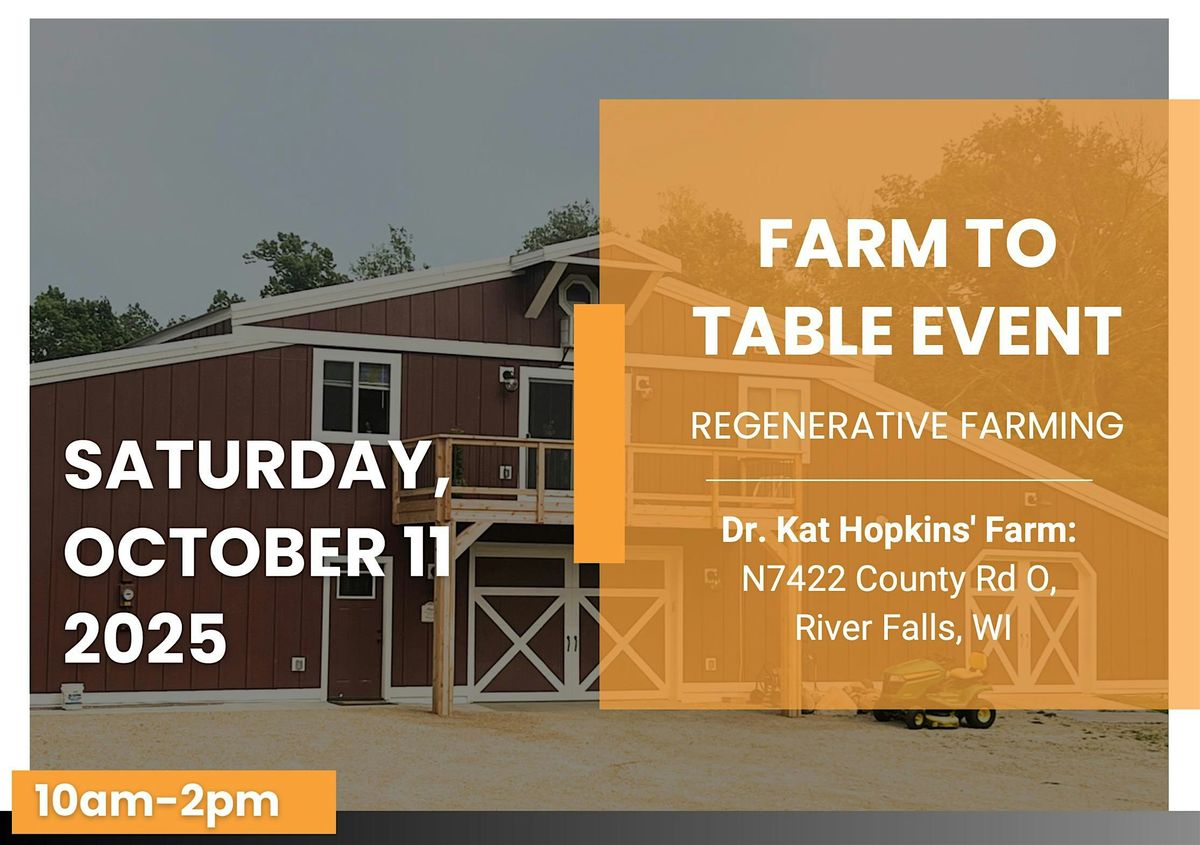Farm to Table Event hosted by Minnesota Holistic Medicine Group