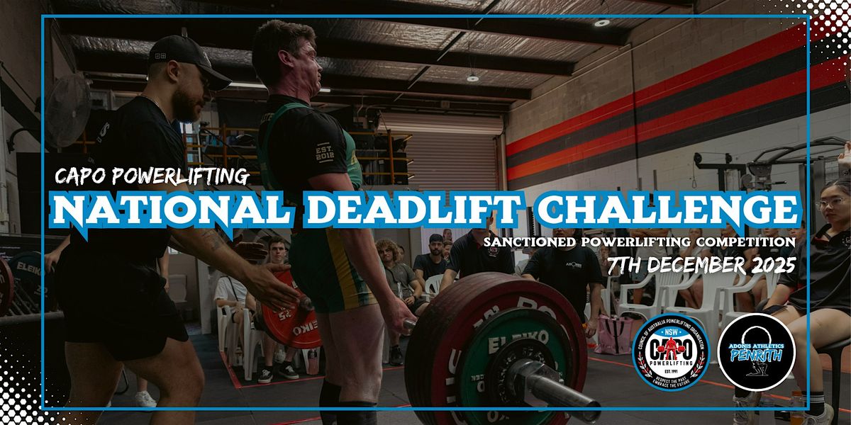 CAPO National Deadlift Challenge NSW 2025