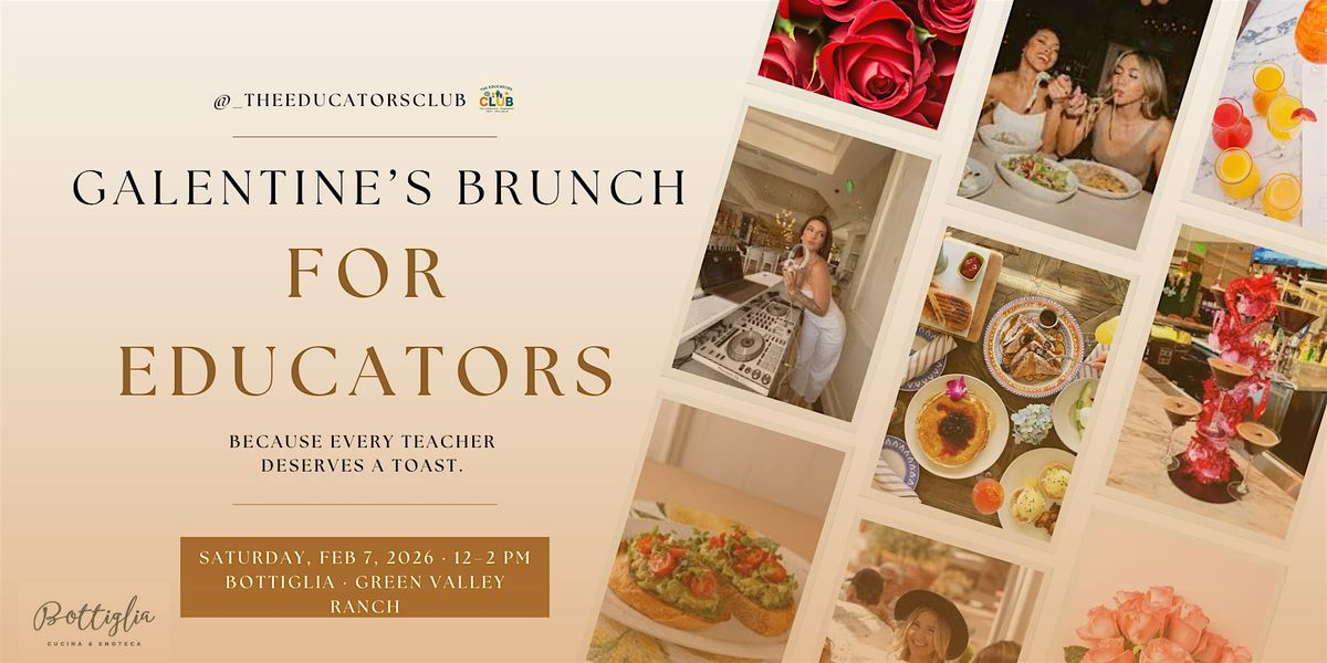 Bloom & Brunch: An Intimate Galentine\u2019s for Educators