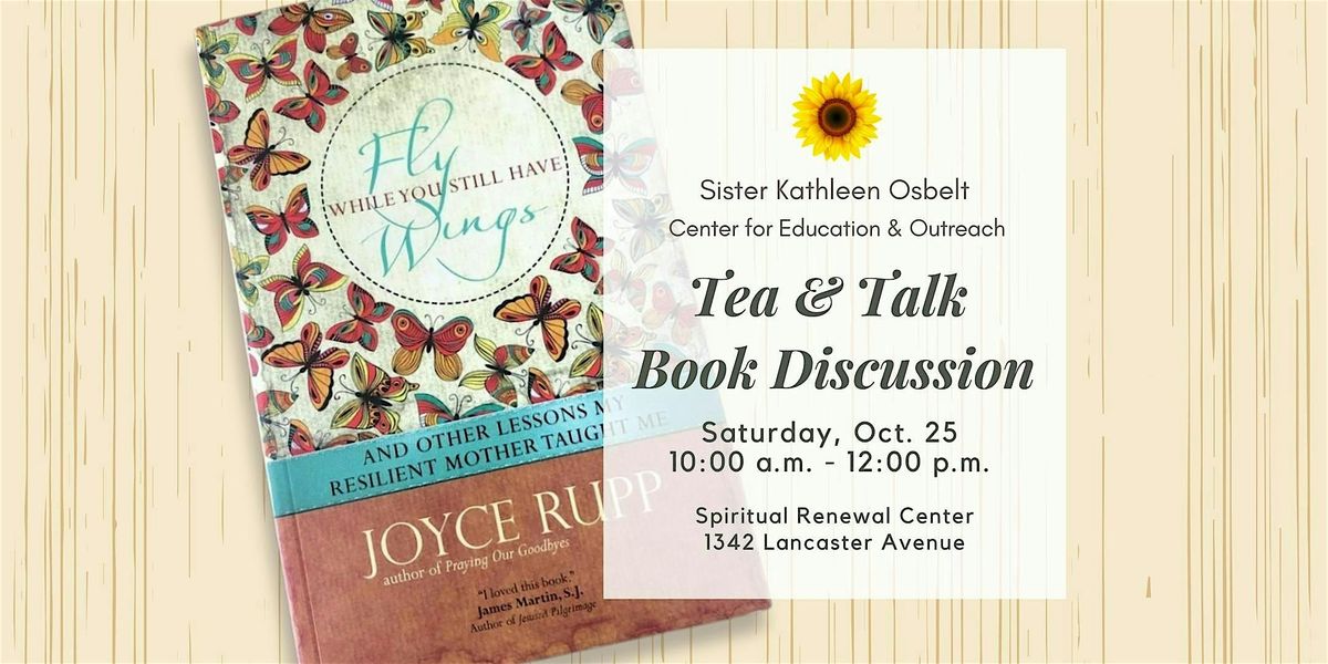 Join us for October's Tea & Talk Book Group!