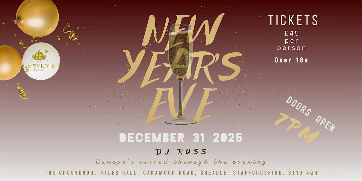 New Years Eve at The Grosvenor - Hales Hall