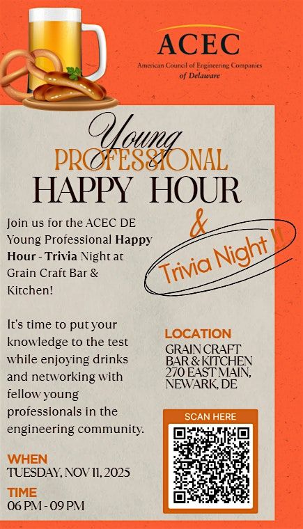 ACEC DE Young Professional Happy Hour -Trivia Night