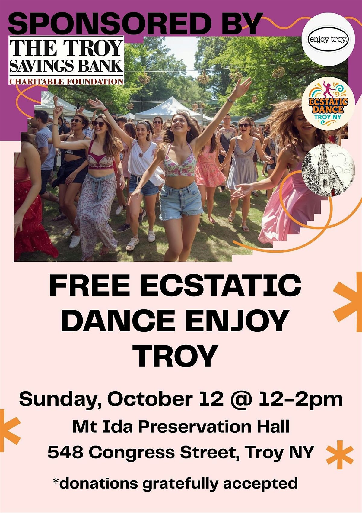 FREE ECSTATIC DANCE ENJOY TROY