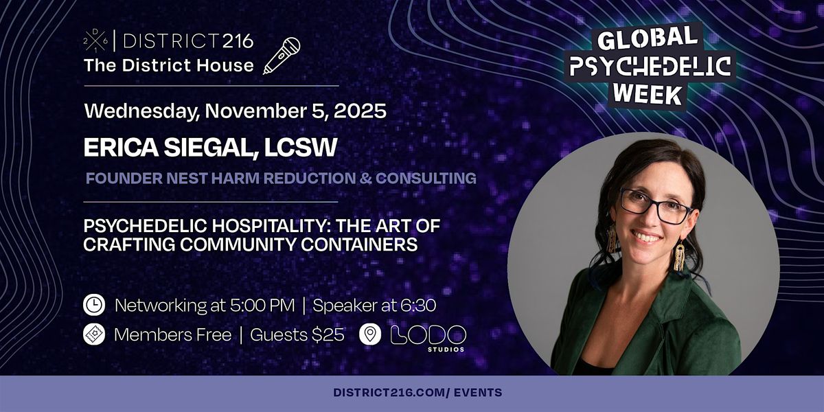 The District House (Wed. 11\/05 with Erica Siegal - Global Psychedelic Week)