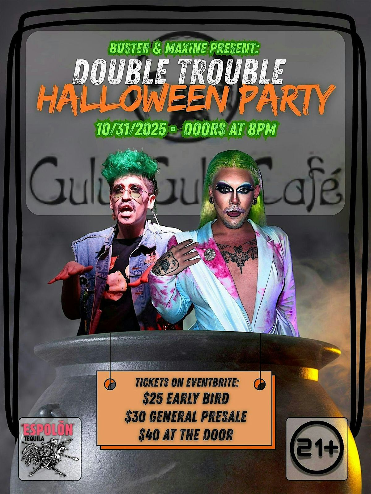 DOUBLE TROUBLE Halloween Party!