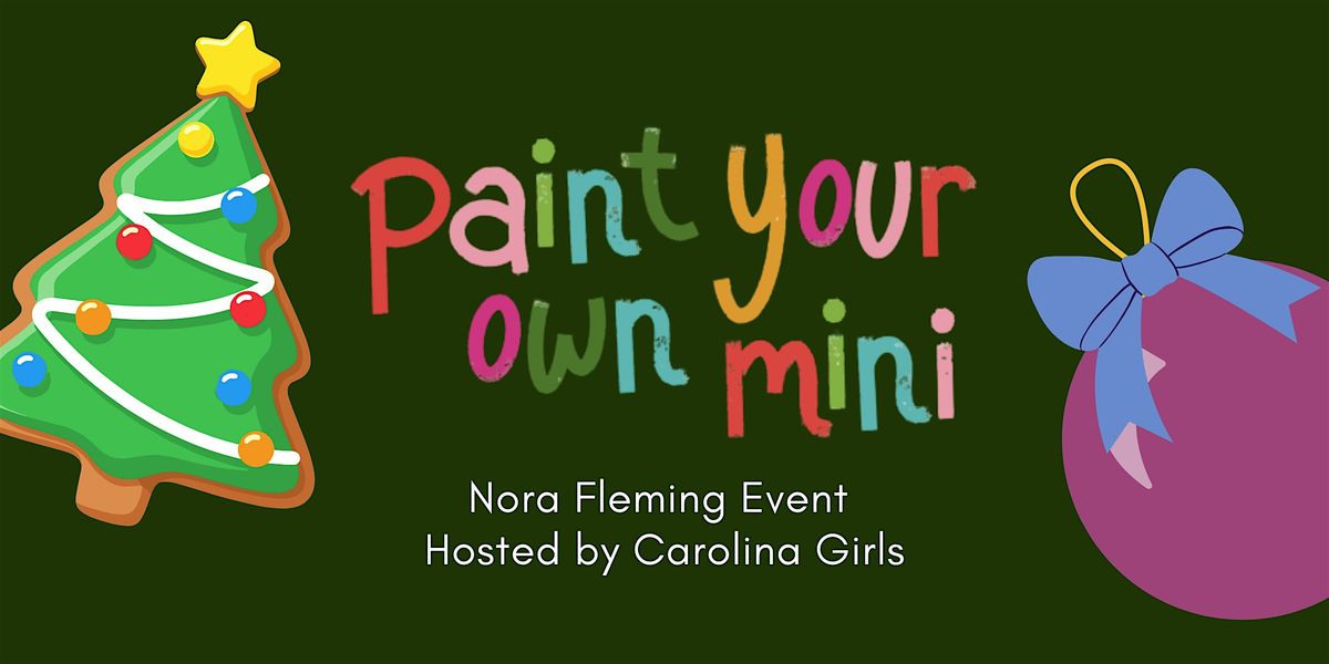Nora Fleming 'Paint Your Own Mini' Event, Hosted at Carolina Girls!