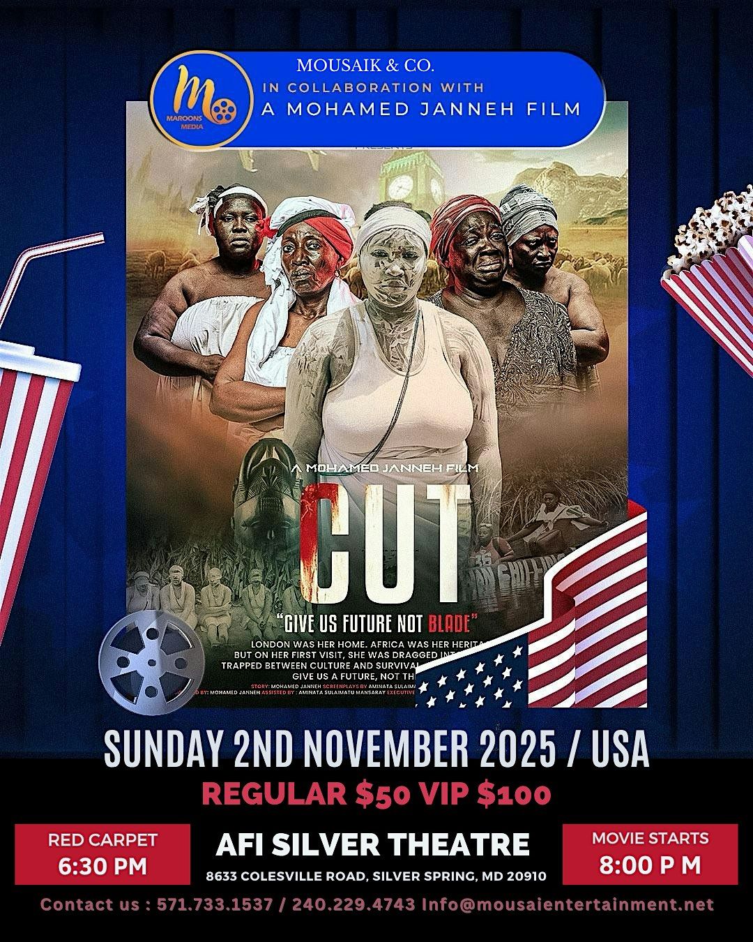 USA Premiere: \u201cCUT\u201d \u2013 MousaiK & Co., in collaboration with A Mohamed Janneh