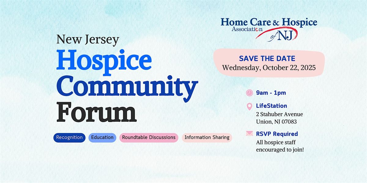 New Jersey Hospice Community Forum