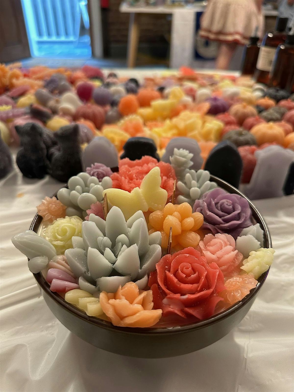 Fall and Flower Candle Class at The Wine Cellar