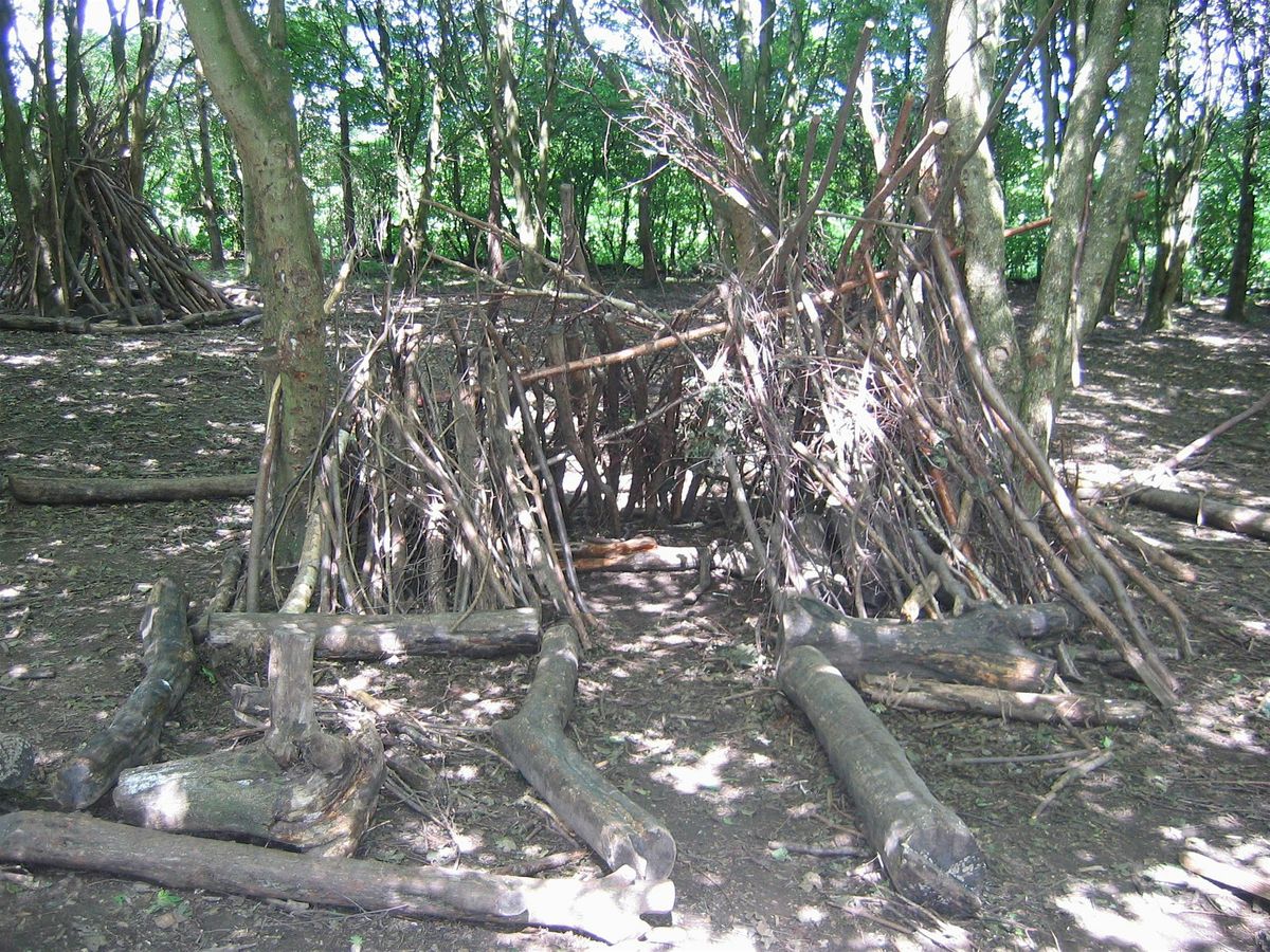 Spooky Halloween  Family Den  building at Ryton Pools Country Park