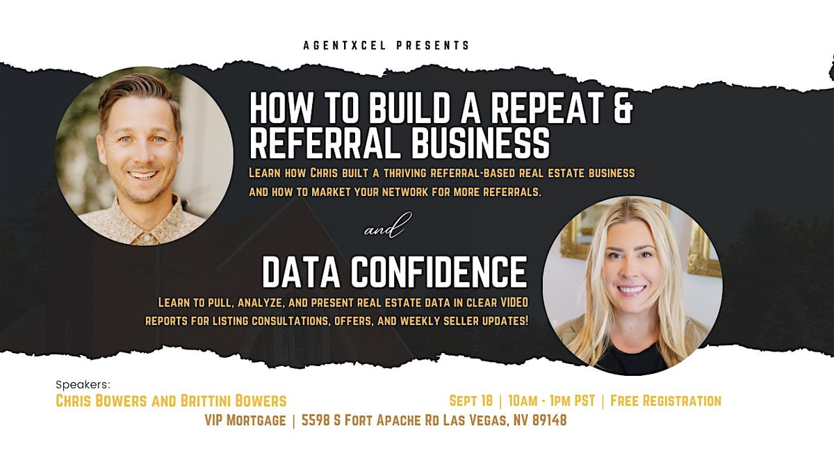 How to Build a Repeat and Referral Business and Data Confidence