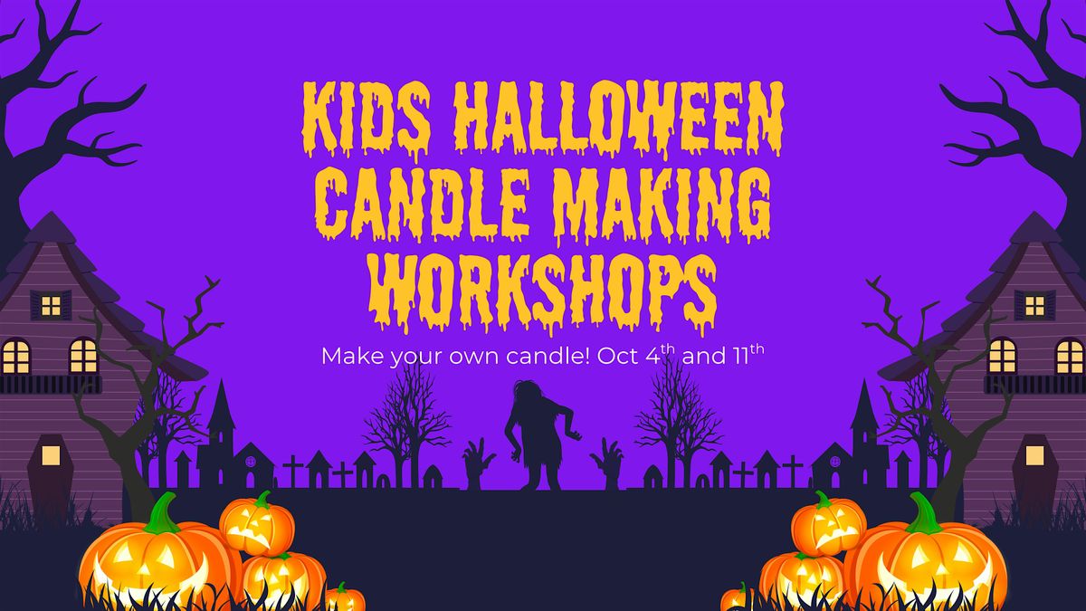 Kids Halloween Candle Making Workshop at Pearlescent Candle Co