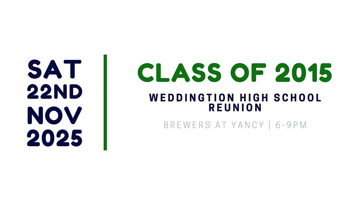 WHS 10 Year Reunion