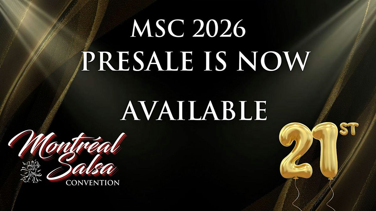Montreal Salsa Convention 2026 - 21st edition celebration
