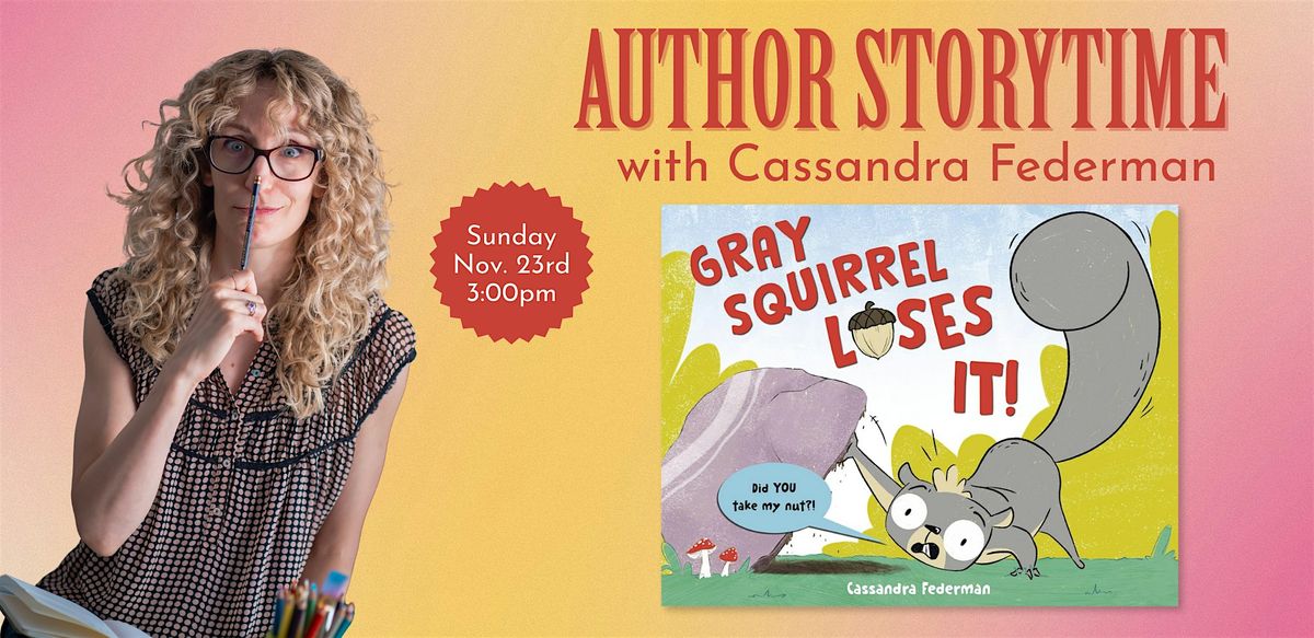 Author Storytime with Cassandra Federman
